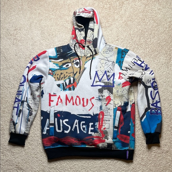Members Only Other - Members Only Jean-Michel Basquiat Multicolor Graphic Hoodie